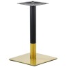 Base de mesa VERSALLES NEW 72 CUDO, dorada y negra, 45 x 45 cms