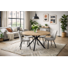 Mesa OLITE 120R, metal, madera
