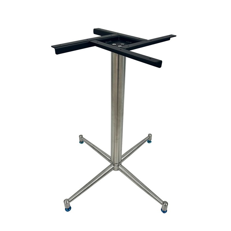 Base de mesa PAUDY, acero inoxidable, base de 63 x 63 cms
