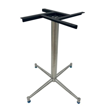 Base de mesa PAUDY, acero inoxidable, base de 63 x 63 cms