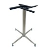 Base de mesa PAUDY, acero inoxidable, base de 63 x 63 cms