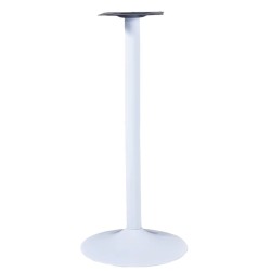 Base de mesa CRISS, alta, blanca, base de 45 cms de diámetro