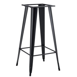 Base de mesa TOL EK, alta, acero, negra