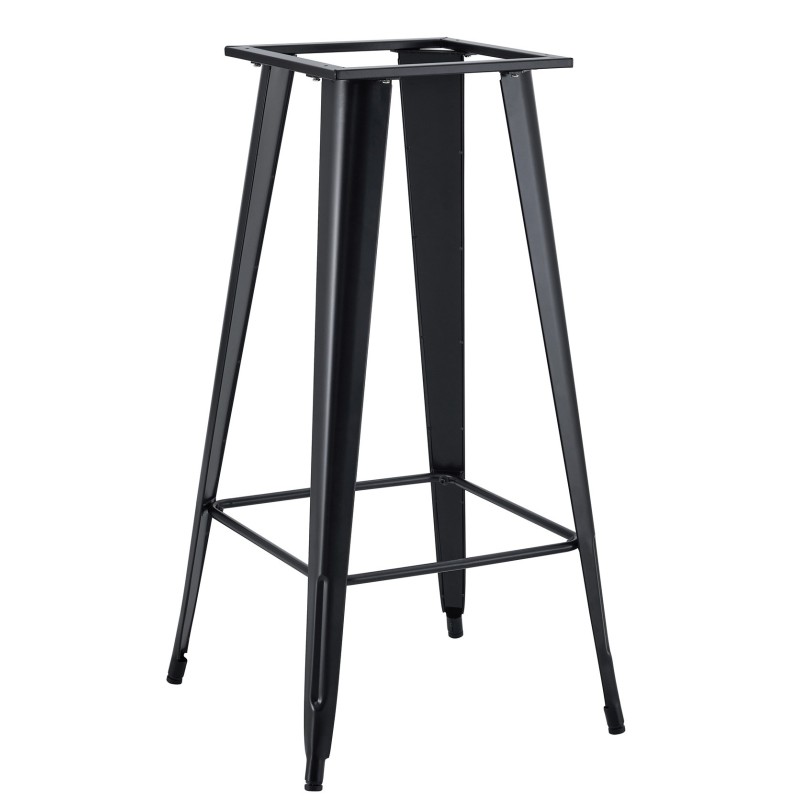 Base de mesa TOL EK, alta, acero, negra