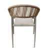 Sillón MÓNACO, apilable, aluminio