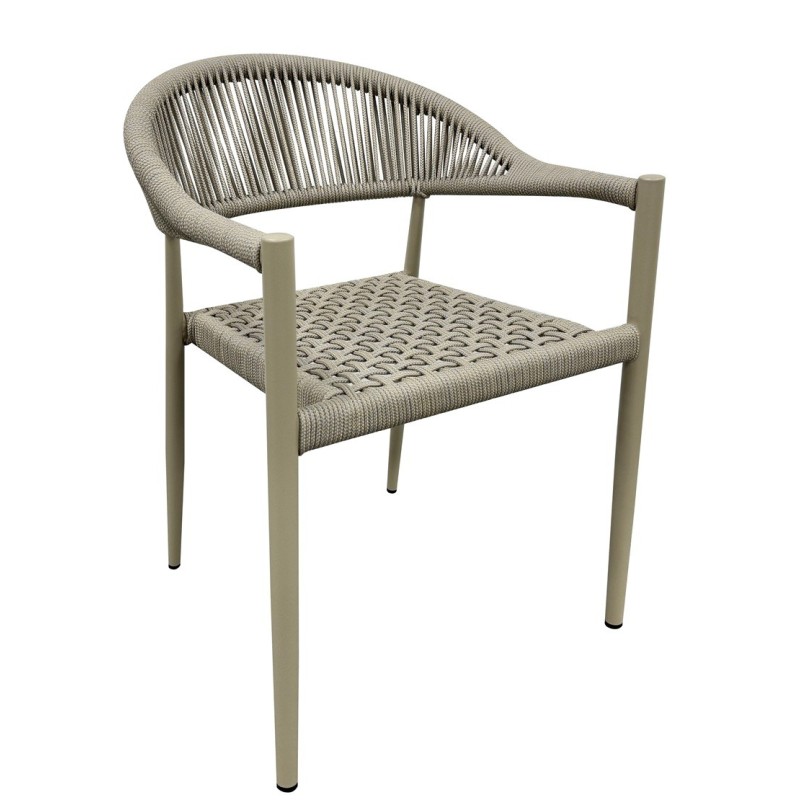 Sillón CANNES, apilable, aluminio