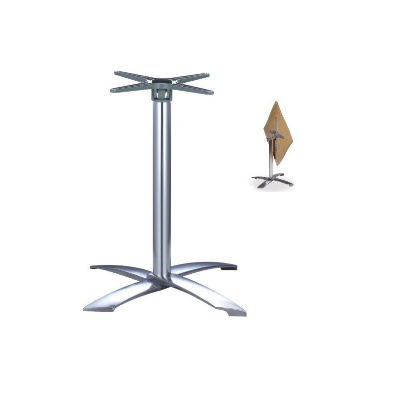 Base de mesa GATHER, aluminio, abatible