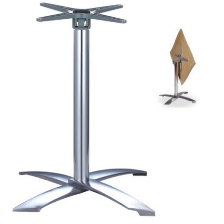 Base de mesa GATHER, aluminio, abatible