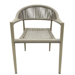 Sillón CANNES, apilable, aluminio