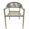 Sillón CANNES, apilable, aluminio