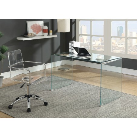 Mesa FRIBURGO, cristal templado transparente