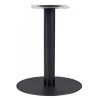 Base de mesa BOMBAY 60, tubo redondo, negra, base de acero de 8 mm. 60 cms de diámetro