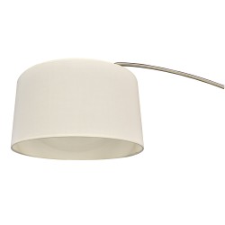Lámpara OMEGA, pie de salón, cromada, mármol