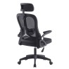 Sillón de oficina ORBEC, alto, negro