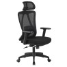 Sillón de oficina CIRAL, alto, negro