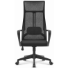 Sillón de oficina AMIENS, alto, negro
