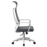 Sillón de oficina AMIENS, alto, blanco