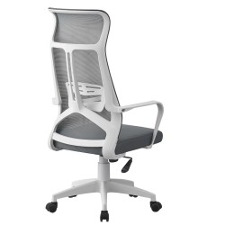 Sillón de oficina AMIENS, alto, blanco
