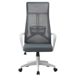 Sillón de oficina AMIENS, alto, blanco