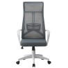 Sillón de oficina AMIENS, alto, blanco