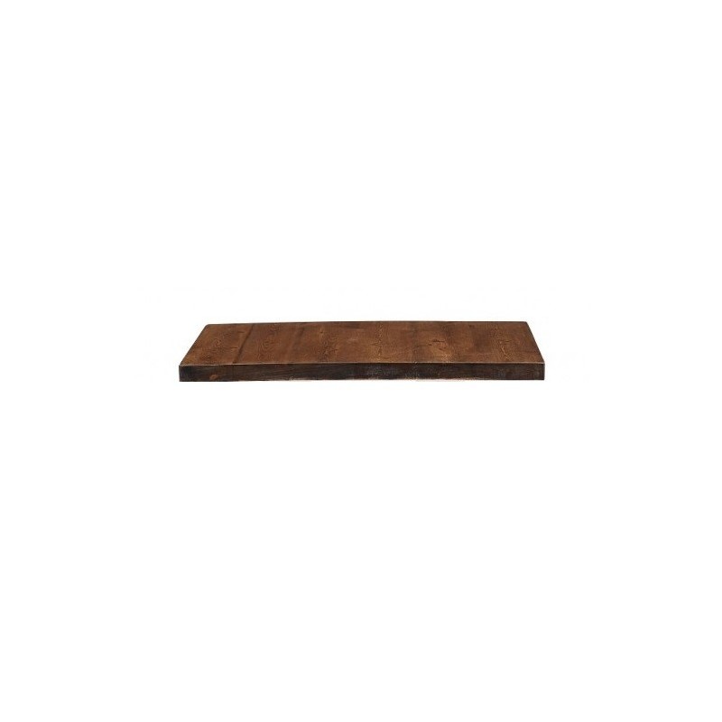 Tablero de pino macizo, 30 mm. barnizado