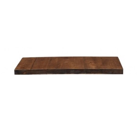 Tablero de pino macizo, 30 mm. barnizado