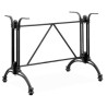Base de mesa EIFFEL NEW, rectangular, aluminio, negra
