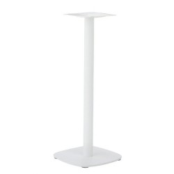Base de mesa MAUTES 110, alta, blanca, base de 45 x 45 cms
