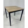 Base de mesa GETTY, metal, negro, altura 72 cms