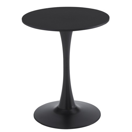 Mesa TUL (SI), base de metal, tapa lacada negra