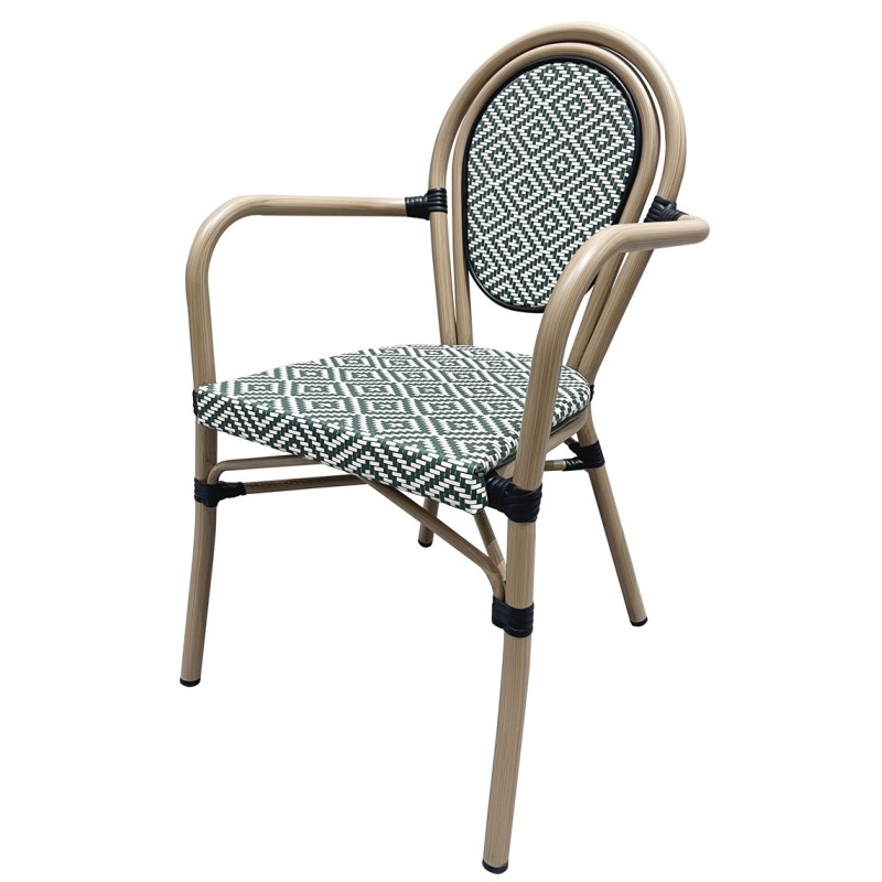 Sillón TARAMAY, apilable, aluminio