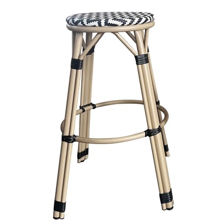 Taburete TARAMAY, apilable, aluminio