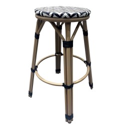 Taburete TARAMAY, apilable, aluminio