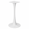 Base de mesa TULIP (SU), alta, blanca, base de 50 cms de diámetro