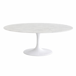 Mesa TUL, oval, fibra de vidrio
