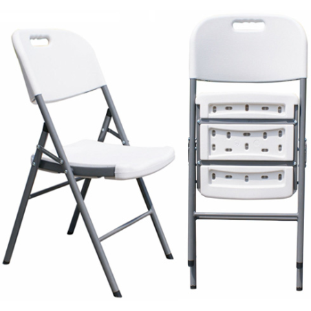 Silla BEACH NEW, plegable, metal, gris