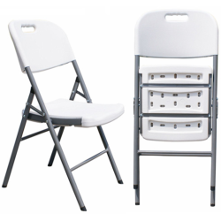 Silla BEACH NEW, plegable, metal, gris