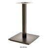 Base de mesa BEVERLY 50C, tubo cuadrado, negra, base de 50 x 50 cms