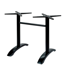 Base de mesa MILAN NERT, rectangular, aluminio
