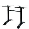 Base de mesa MILAN NERT, rectangular, aluminio