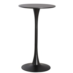 Mesa alta TUL (SU), metal, negra