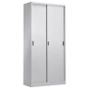 Armario metálico OLIMPO 902PC40, puertas correderas, gris ral 7035
