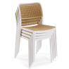 Silla NIJAR BB, apilable, tratamiento anti UV