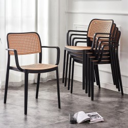 Sillón NIJAR NB, apilable, tratamiento anti UV