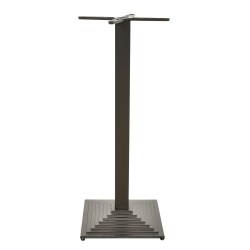 Base de mesa ELBA, alta, negra, base de 44 x 44 cms