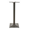Base de mesa ELBA, alta, negra, base de 44 x 44 cms