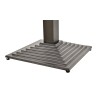 Base de mesa ELBA, alta, negra, base de 44 x 44 cms