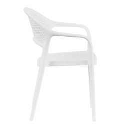 Sillón CASCAIS, apilable, imitación ratán