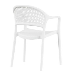 Sillón CASCAIS, apilable, imitación ratán