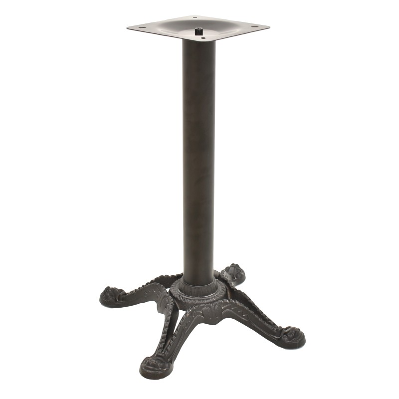 Base de mesa RÓDANO, fundición, negra, base de 58 x 58 cms